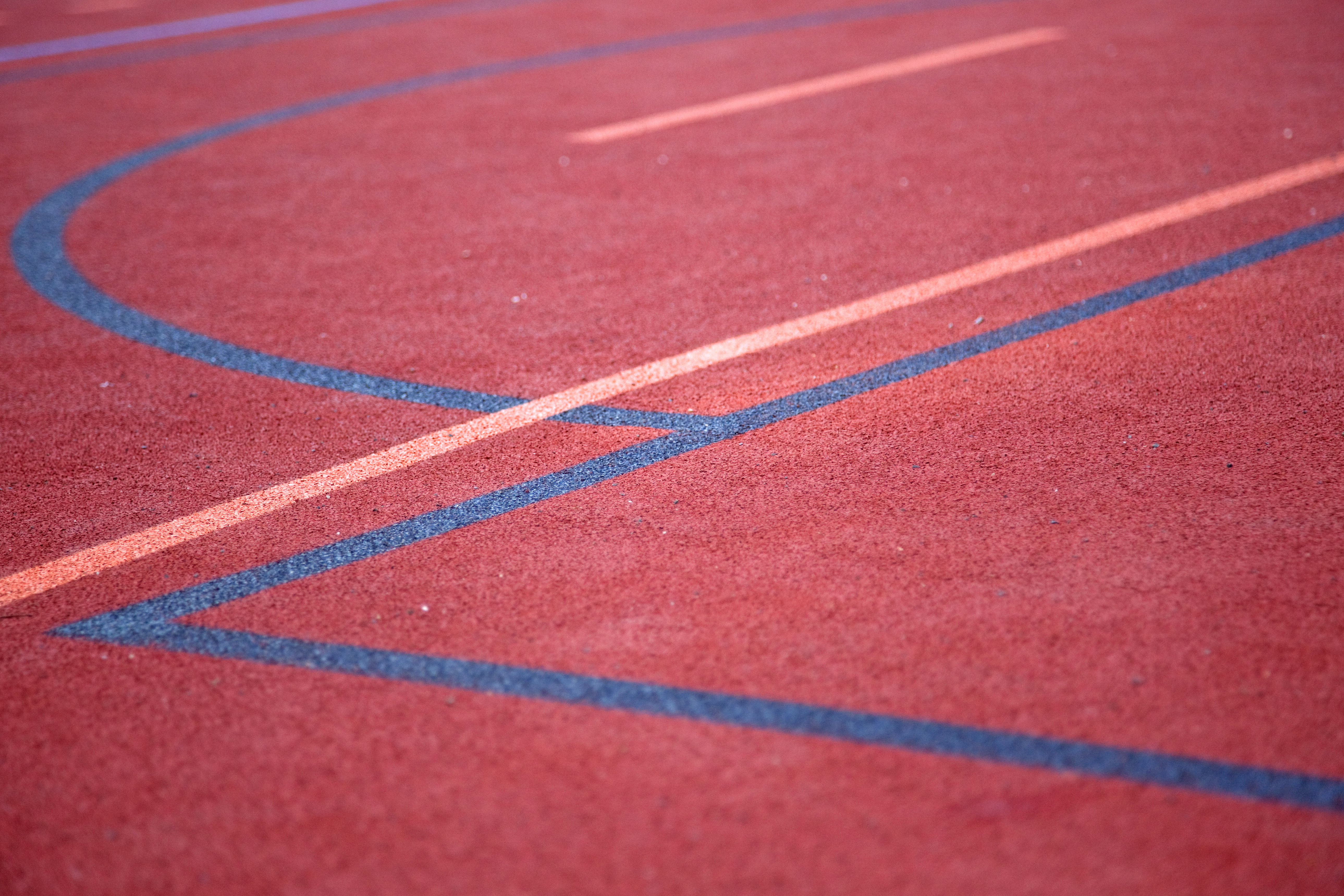Der Boden eines Sportplatz