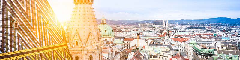 Wien aus der Vogelperspektive