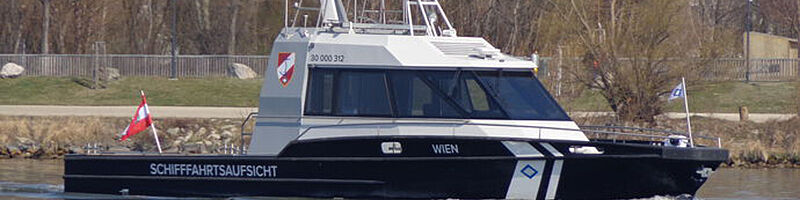 Schiff der Schifffahrtsaufsicht Wien