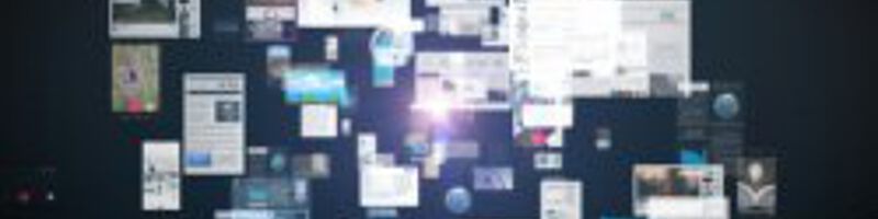 AdobeStock_1967103178 Bild mit vielen verschiedenen kleinen Bildschirmen